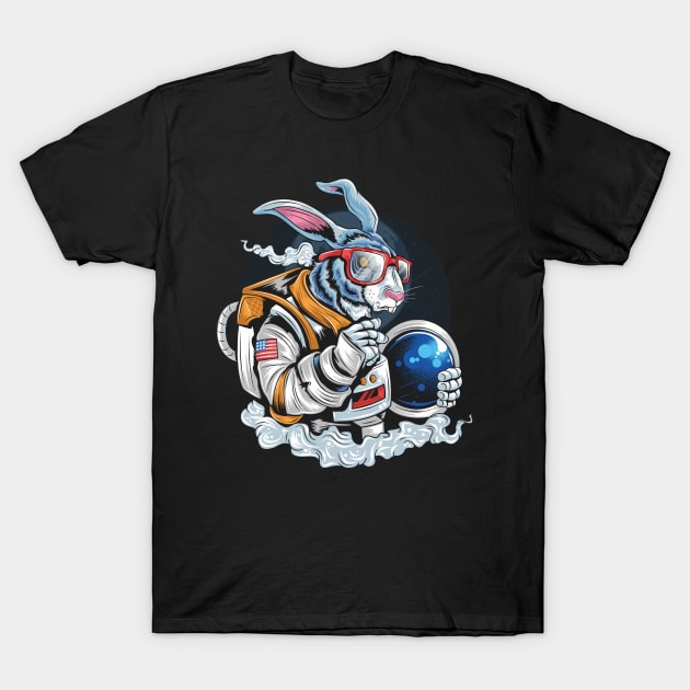 Conejos en el espacio T-Shirt by w.d.roswell